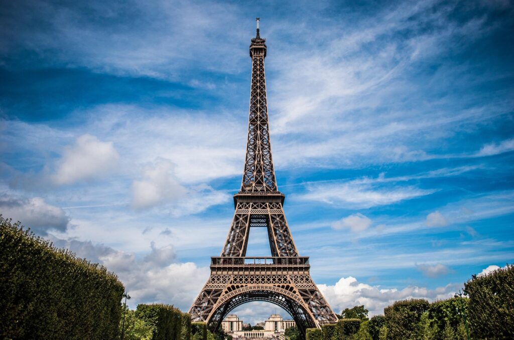 Paris med Eiffeltornet