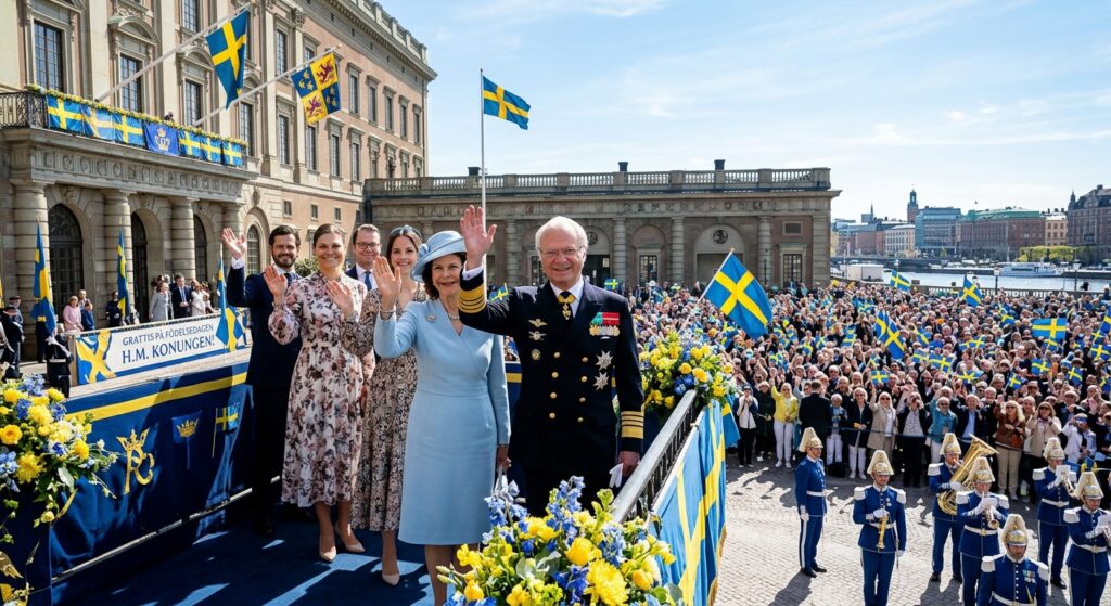kungen fyller 80 år